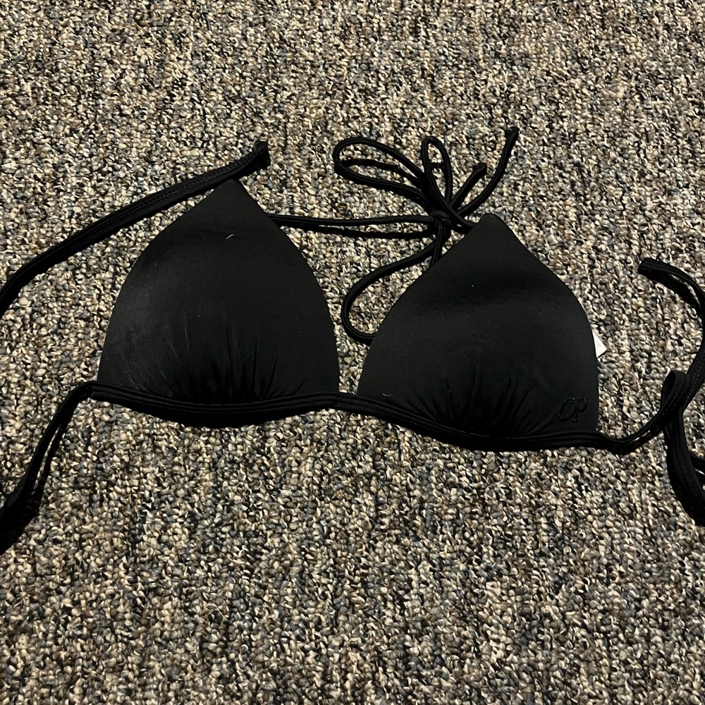 Black Triangle Bikini Top